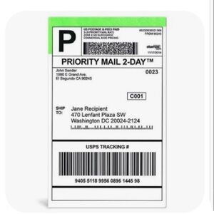 Priority Mail 2-Day Shipping Label